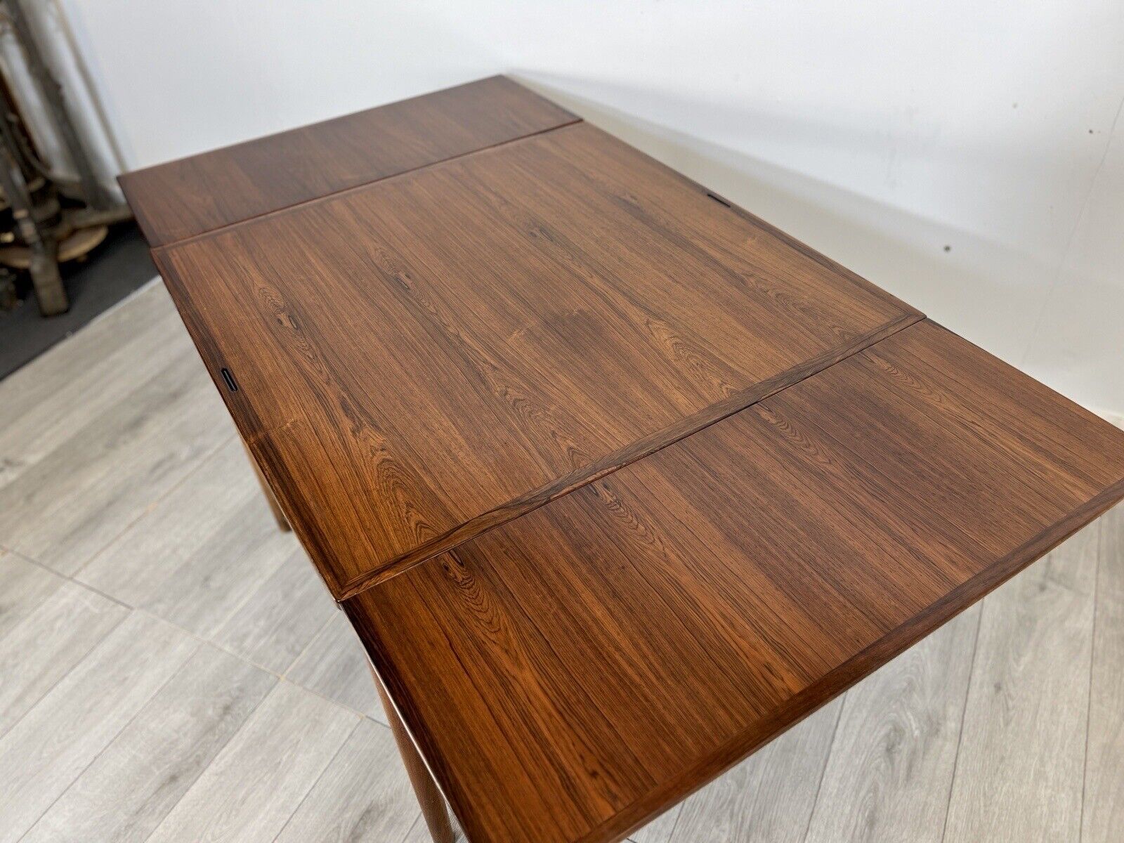 Poul Hundevad, Mid Century Reversible Rosewood Dining Table and Card Table