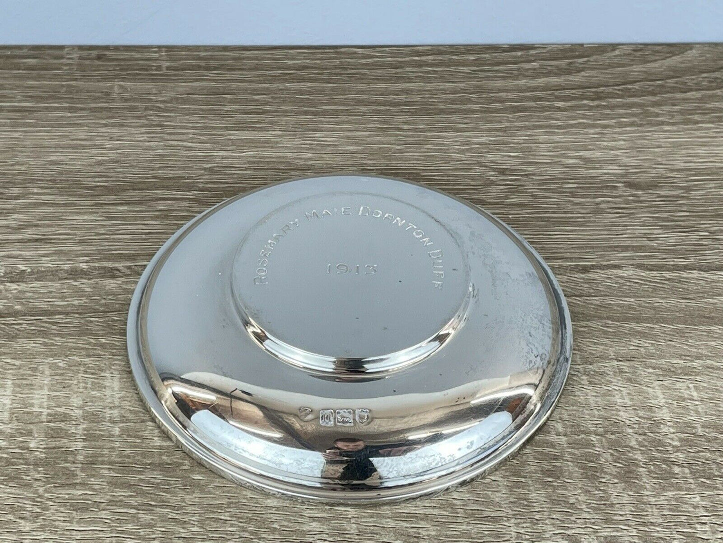 Silver Saucer By Holland, Aldwinckle & Slater, London 1928