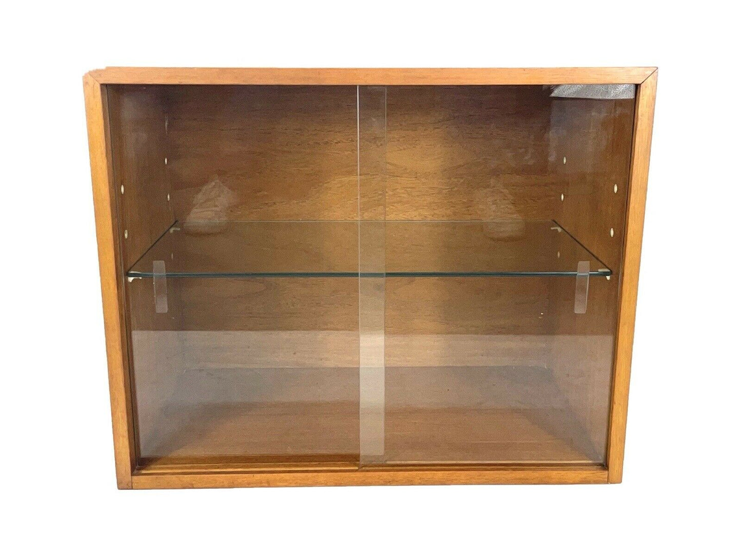 Staples Ladderax, Mid Century Modern, Glass Cabinet, Narrow