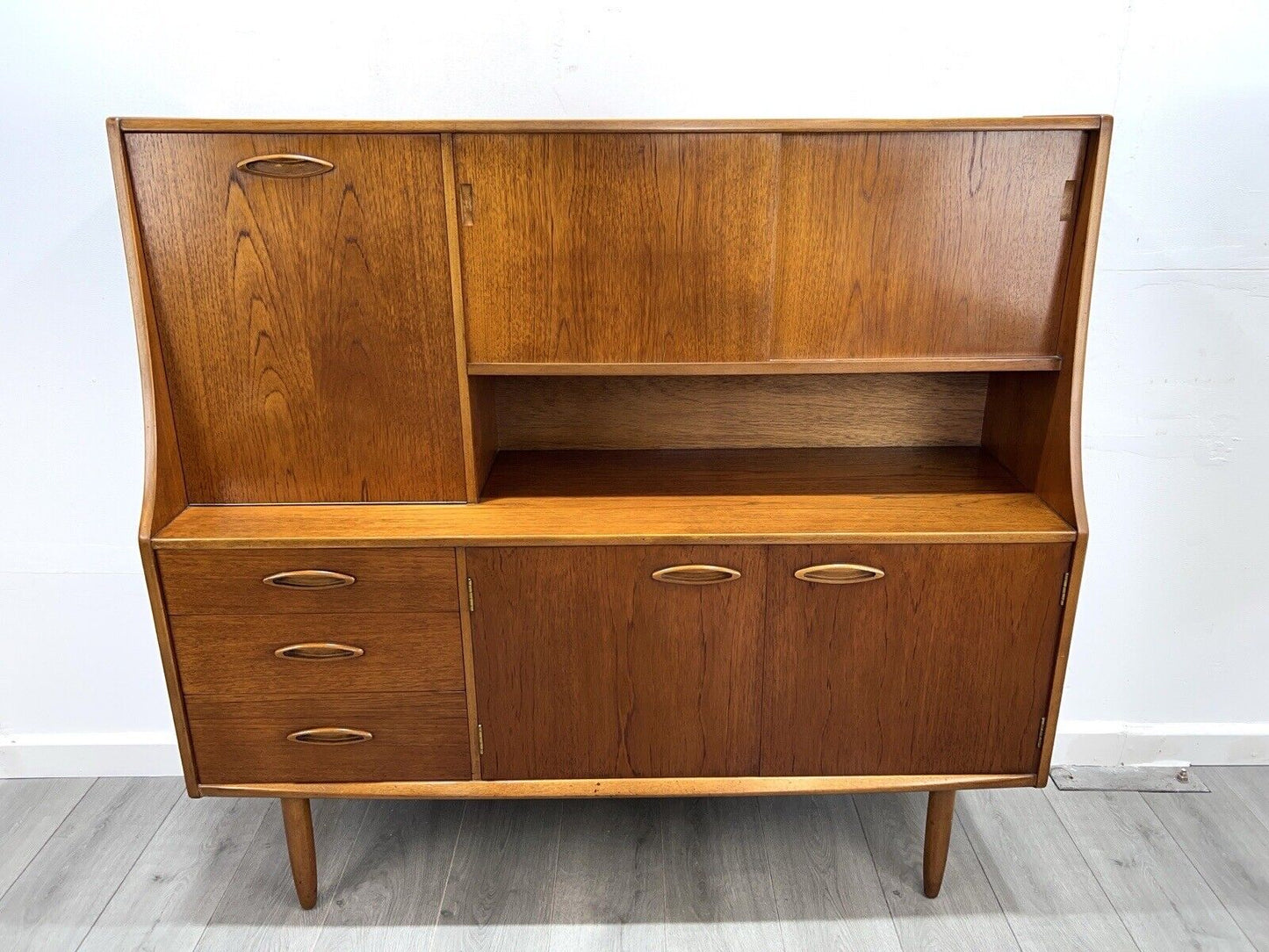 Jentique, Vintage Teak Highboard / High Sideboard