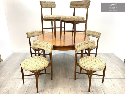 Kofod Larsen for G Plan, Mid Century Dining Table and 6 Chairs