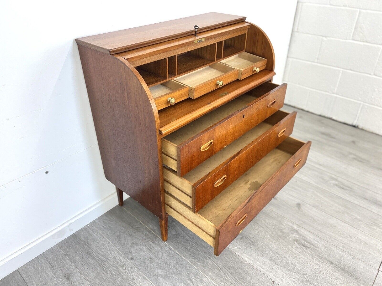 Egon Ostergaard, Vintage Swedish Teak Bureau