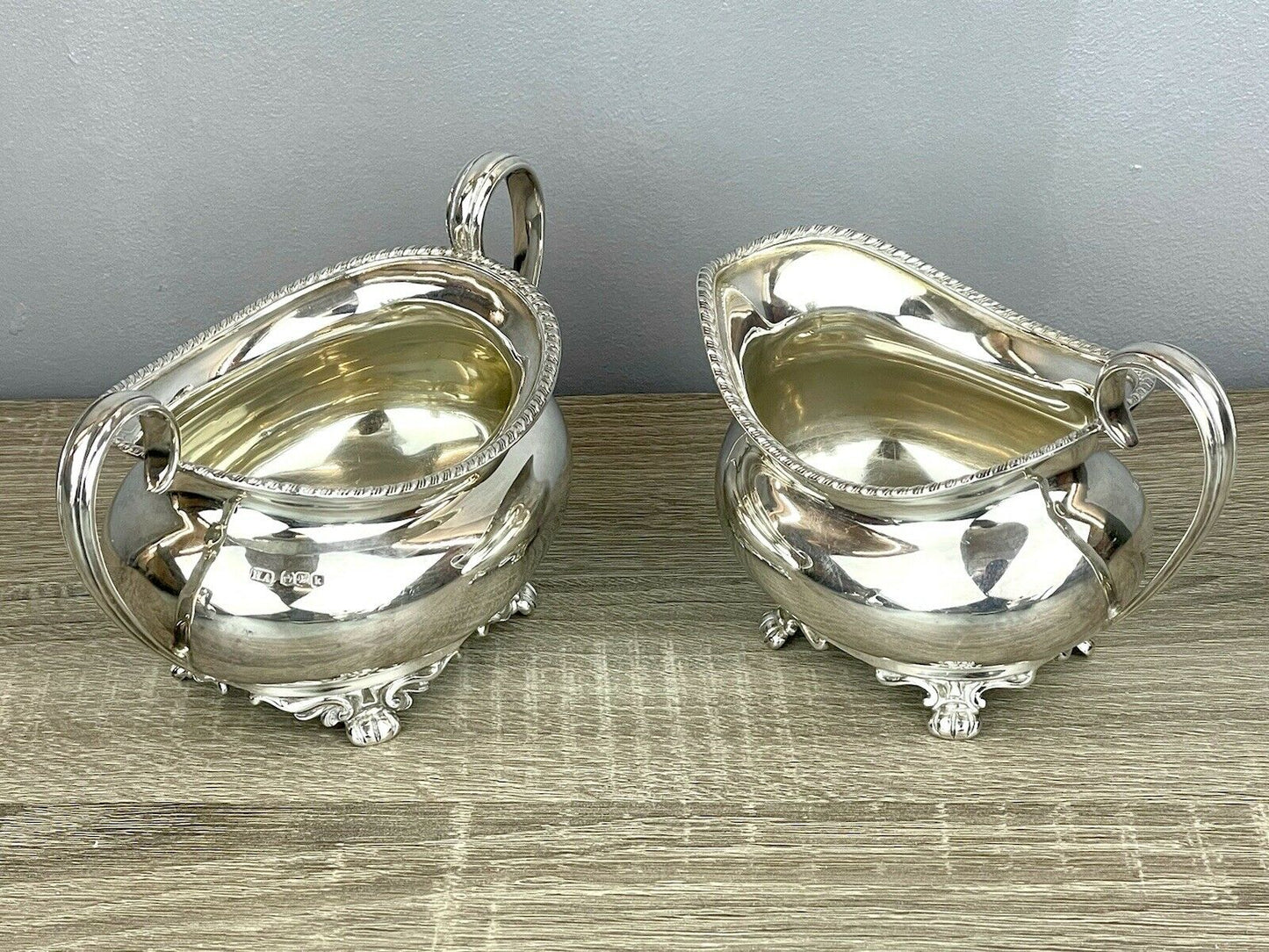 Silver 4 Piece Tea Set By Atkin Brothers, Sheffield 1927 - 1,848g