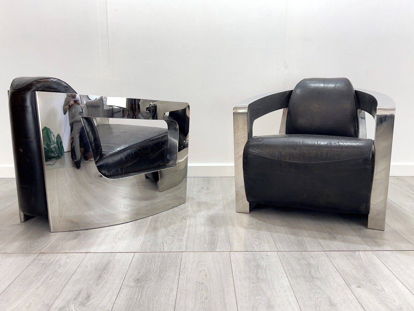 Pair of Timothy Oulton, Halo Mars MK1 Chairs