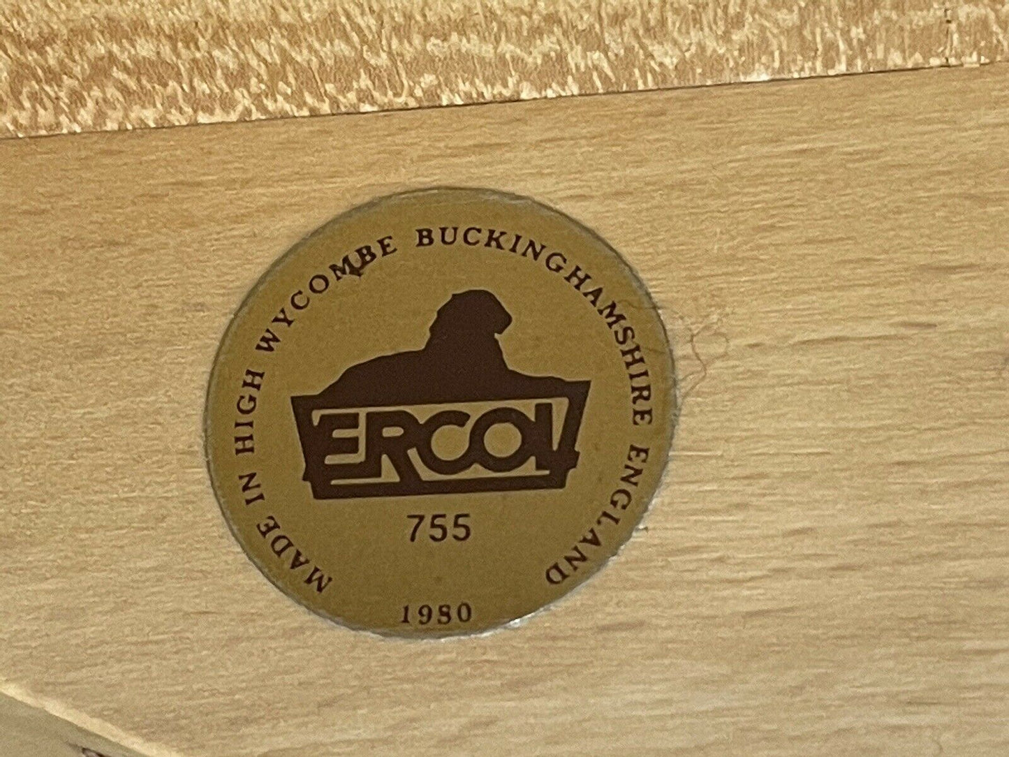 Ercol 755, Mid Century Modern Dining Table, 1980