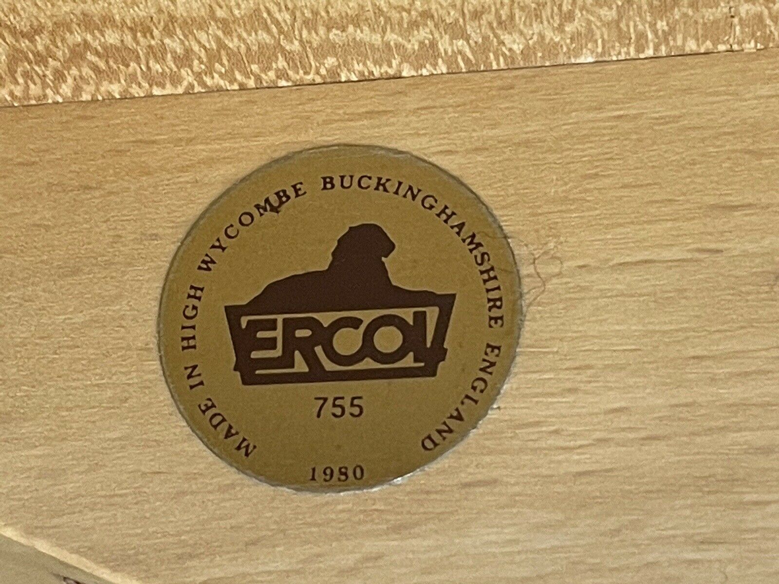 Ercol 755, Mid Century Modern Dining Table, 1980