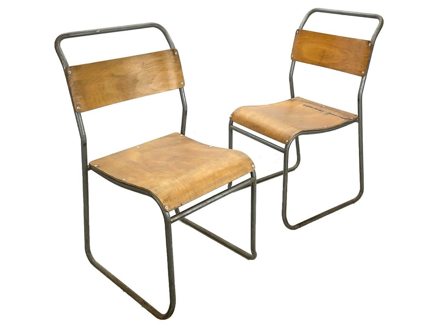 Sebel, Nest-A-Bye Stackable Plywood Chairs