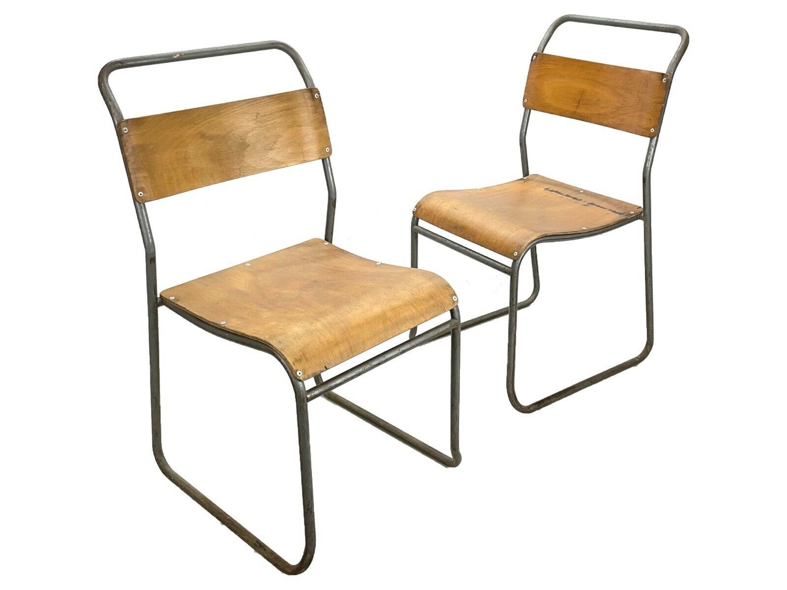 Sebel, Nest-A-Bye Stackable Plywood Chairs