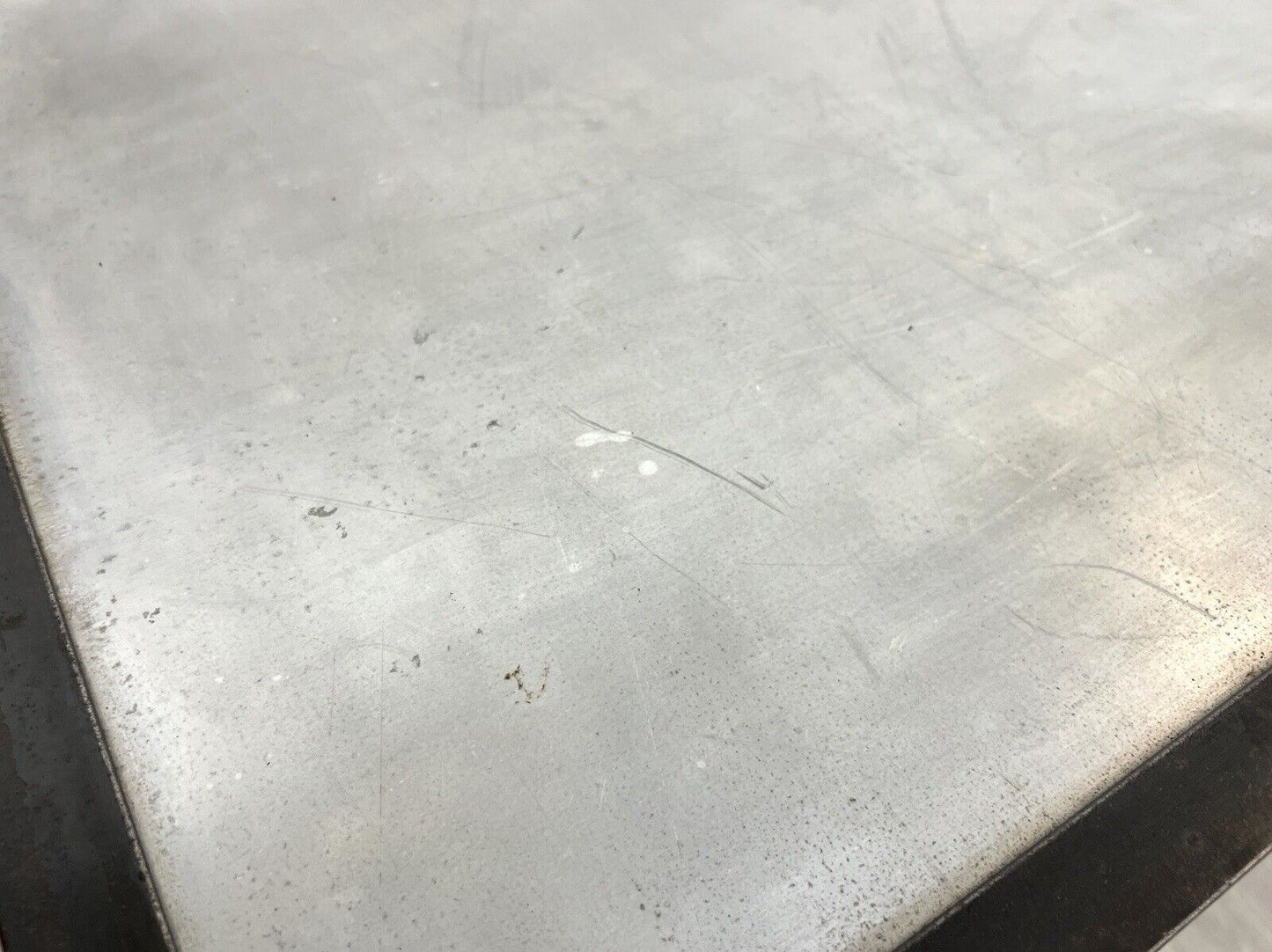 A Bespoke Industrial Aluminium and Iron Dining Table