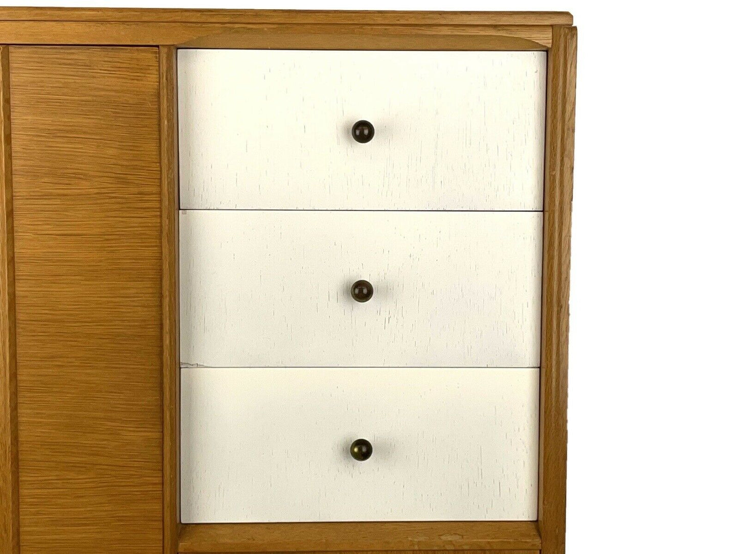 G Plan / E Gomme - China White Gents Wardrobe / Compactum