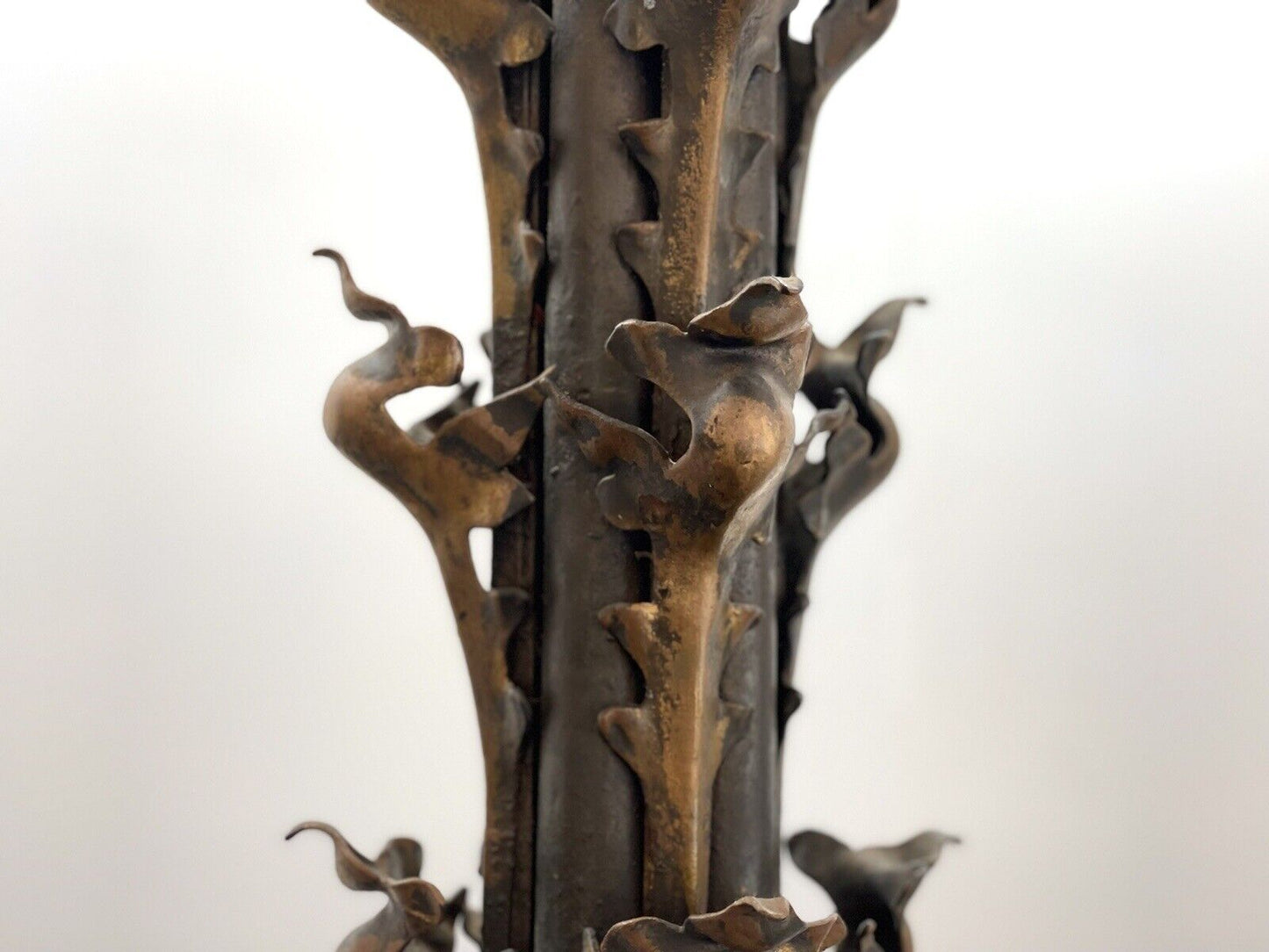 A 19th Century, Wrought Iron, Gothic Revival Paschal / Candle Stand