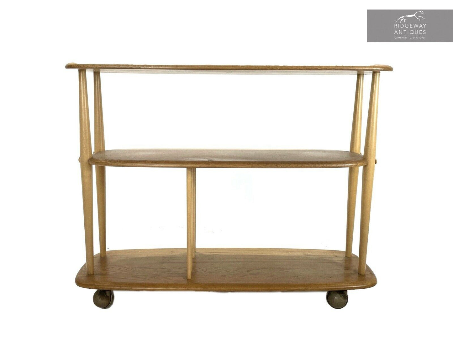 Ercol Blonde, Baby Giraffe Drinks Trolley / Room Divider