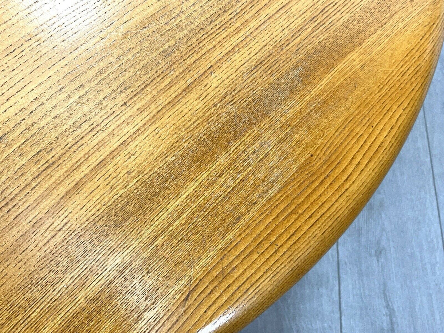 Ercol Model 384, Retro Drop Leaf Oval Dining Table