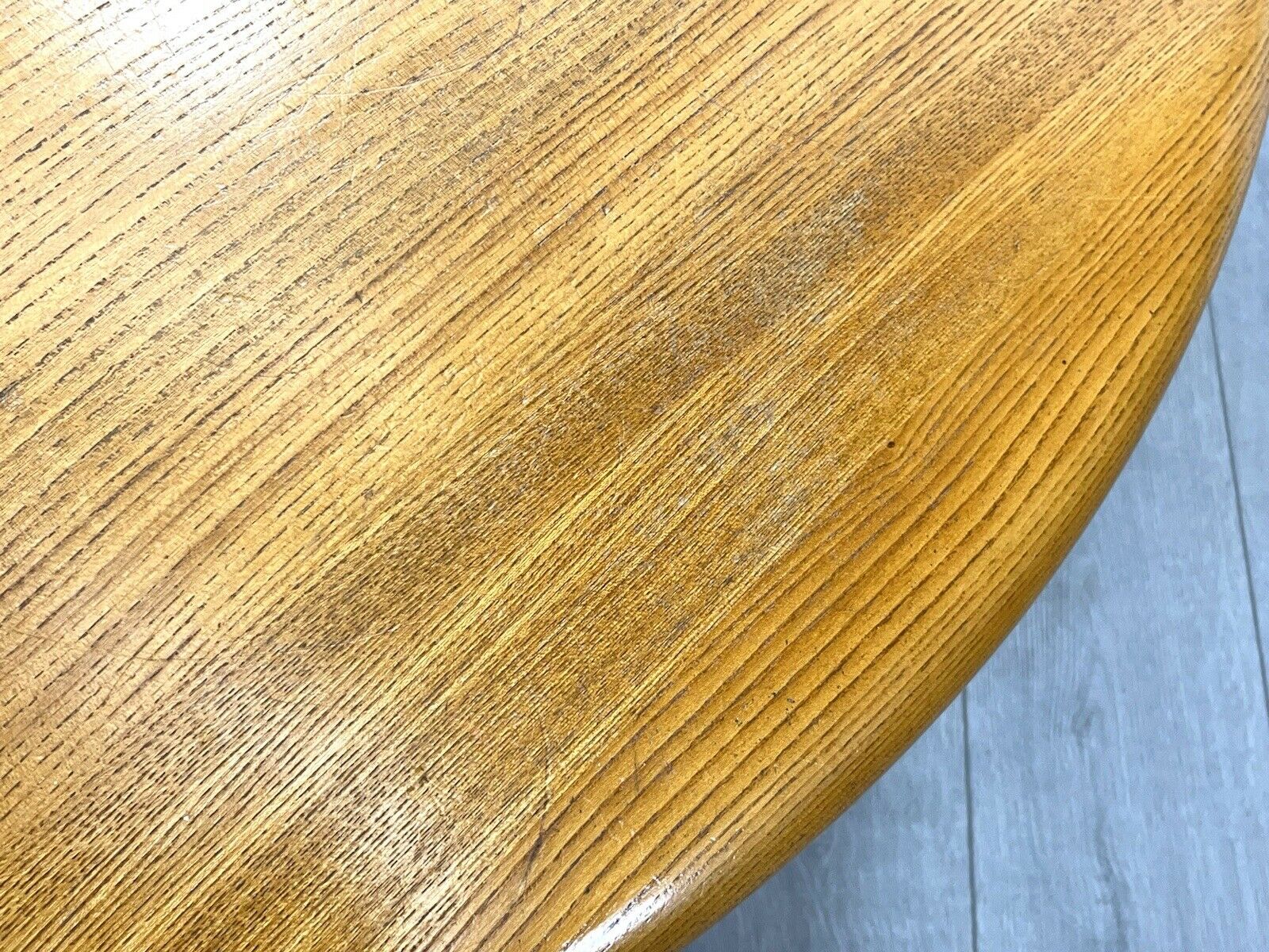 Ercol Model 384, Retro Drop Leaf Oval Dining Table