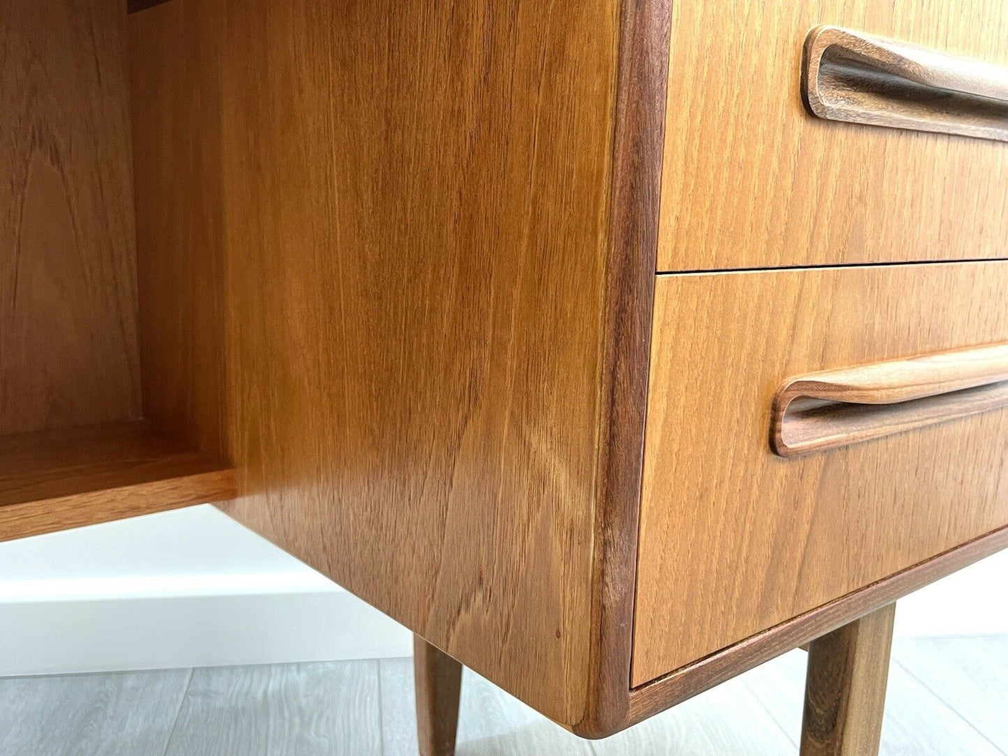 G Plan Fresco, Mid-Century Modern, Teak Desk - V. B. Wilkins