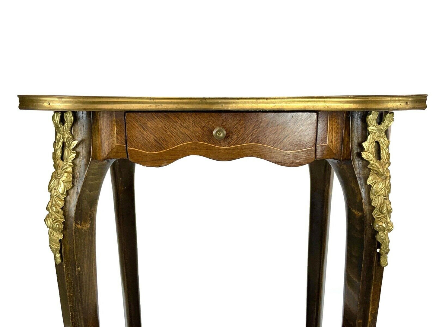 Pair Of Louis XVI Style Kidney Shaped Tables