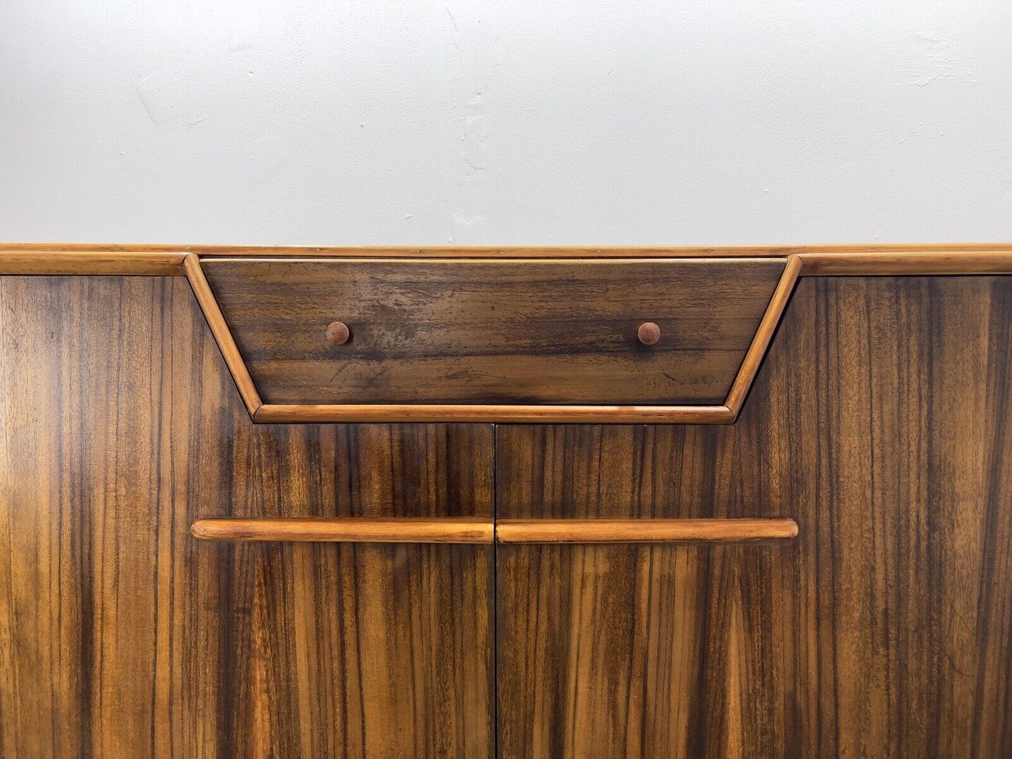 A Mid Century, Unusual Walnut / Zebra Sideboard