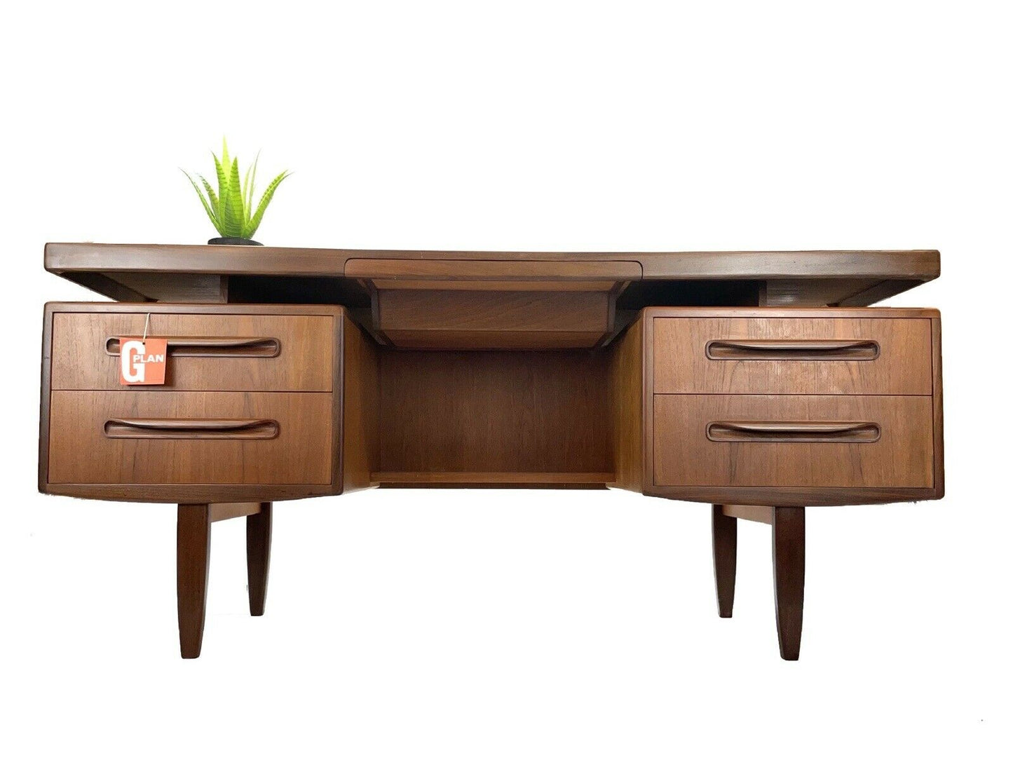 G Plan Fresco, Mid-Century Modern, Teak Desk - V.B. Wilkins