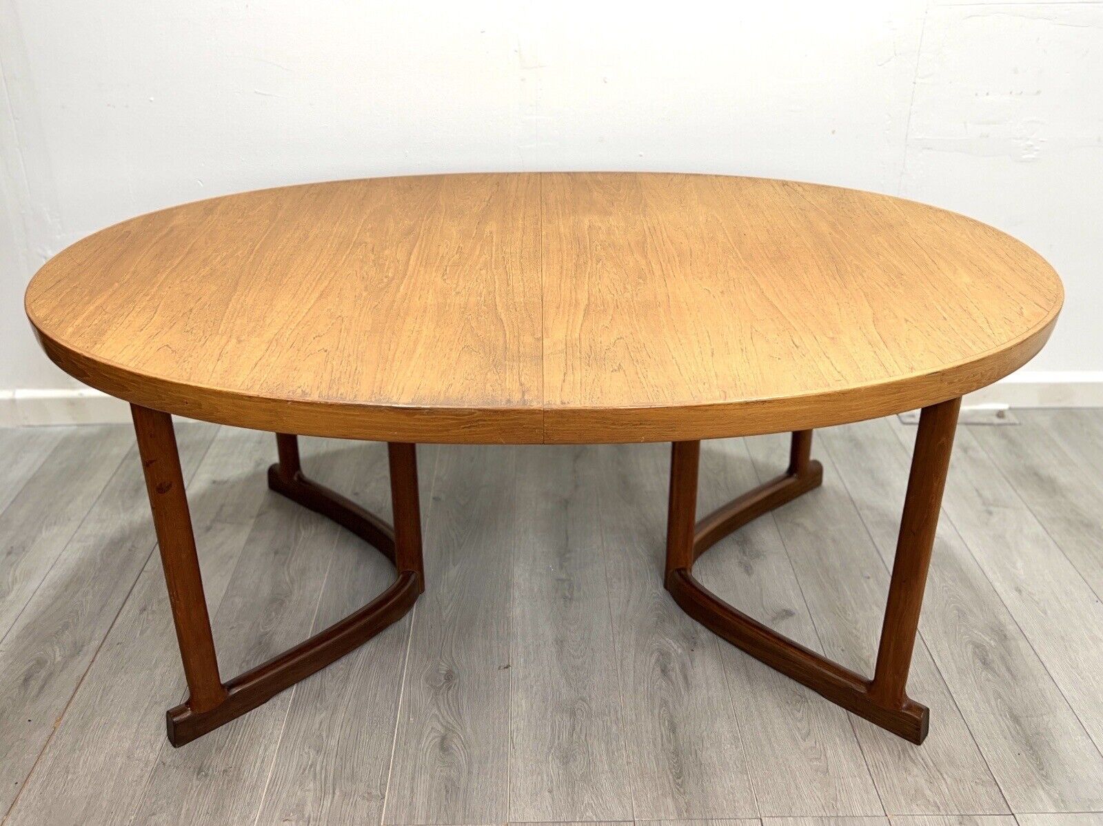CJ Rosengaarden, Mid Century Danish Teak Extending Dining Table