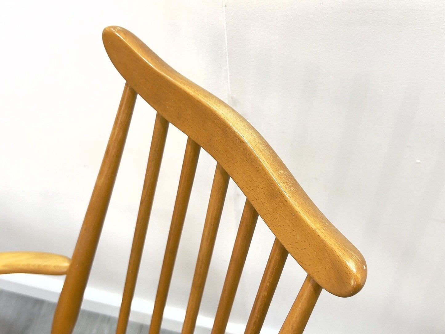 Ercol Goldsmith, Set of 4 Model 369A Mid Century Dining Chairs