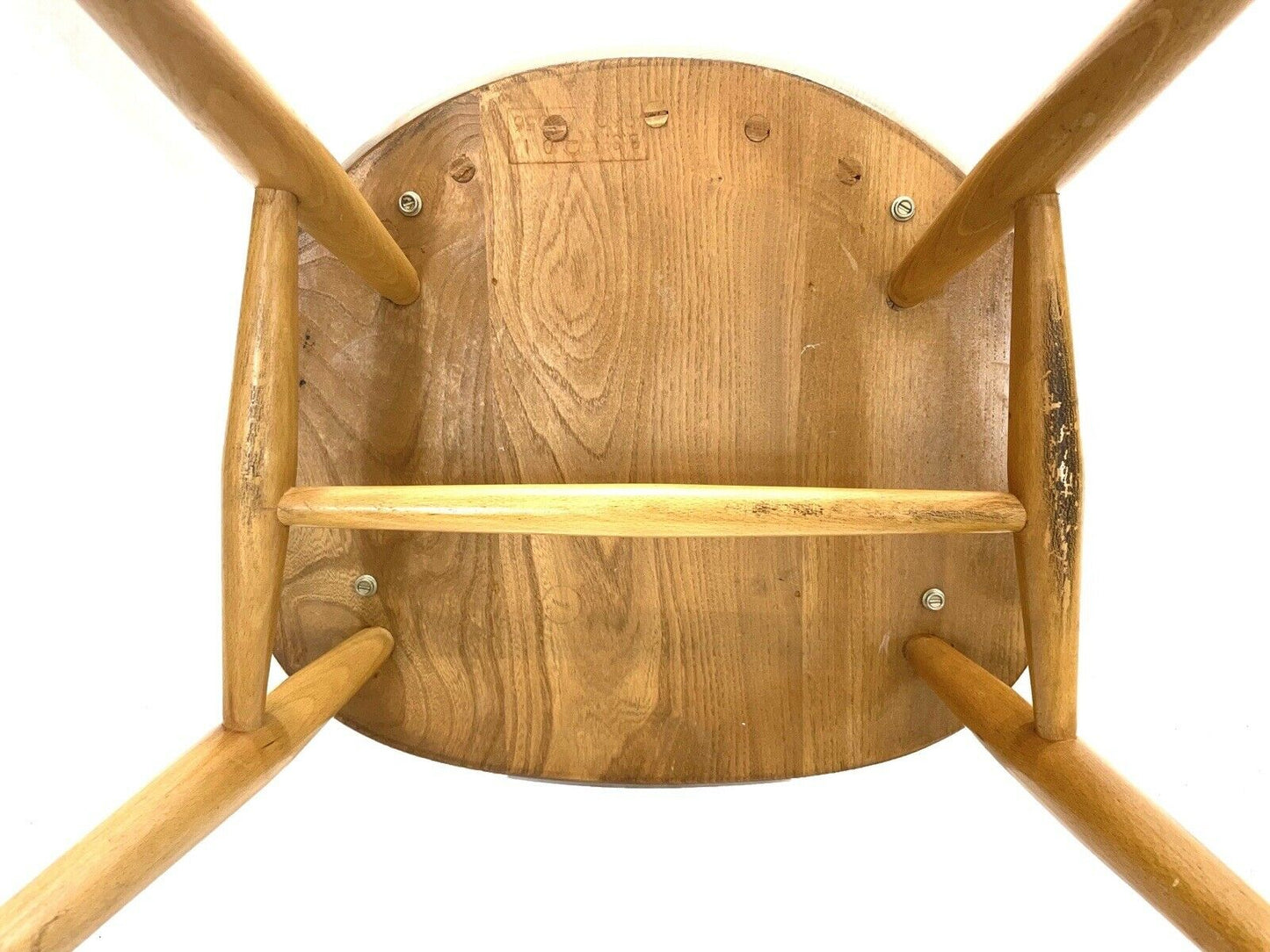 Pair Of Ercol 449a, Cowhorn Chairs