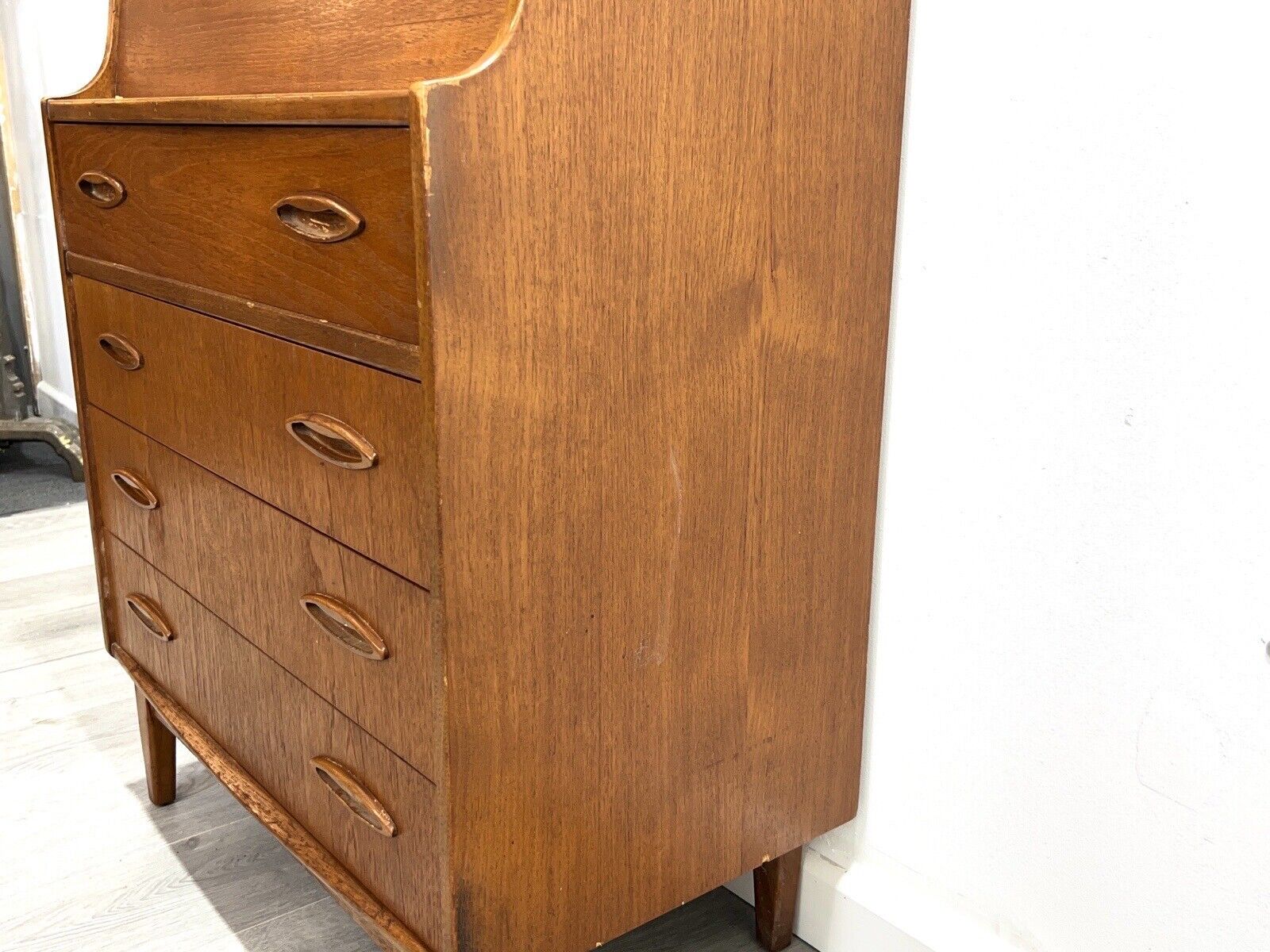 Jentique, Mid Century Teak Bureau