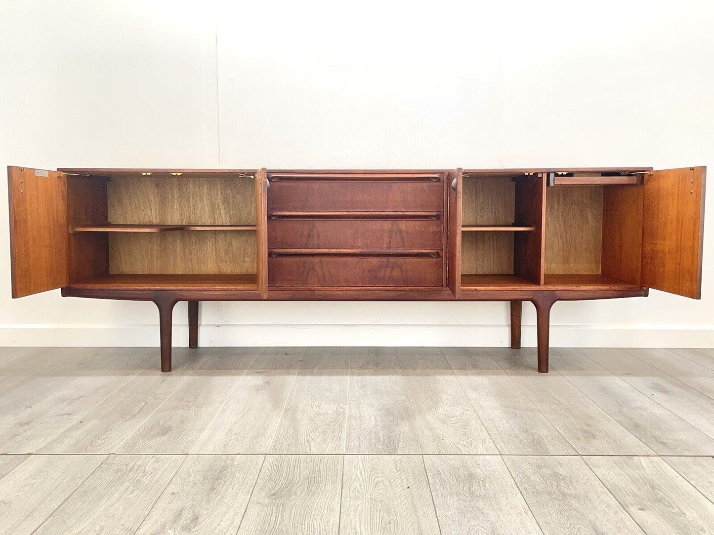 Mcintosh Dunfermline, Mid Century Red Mahogany Sideboard