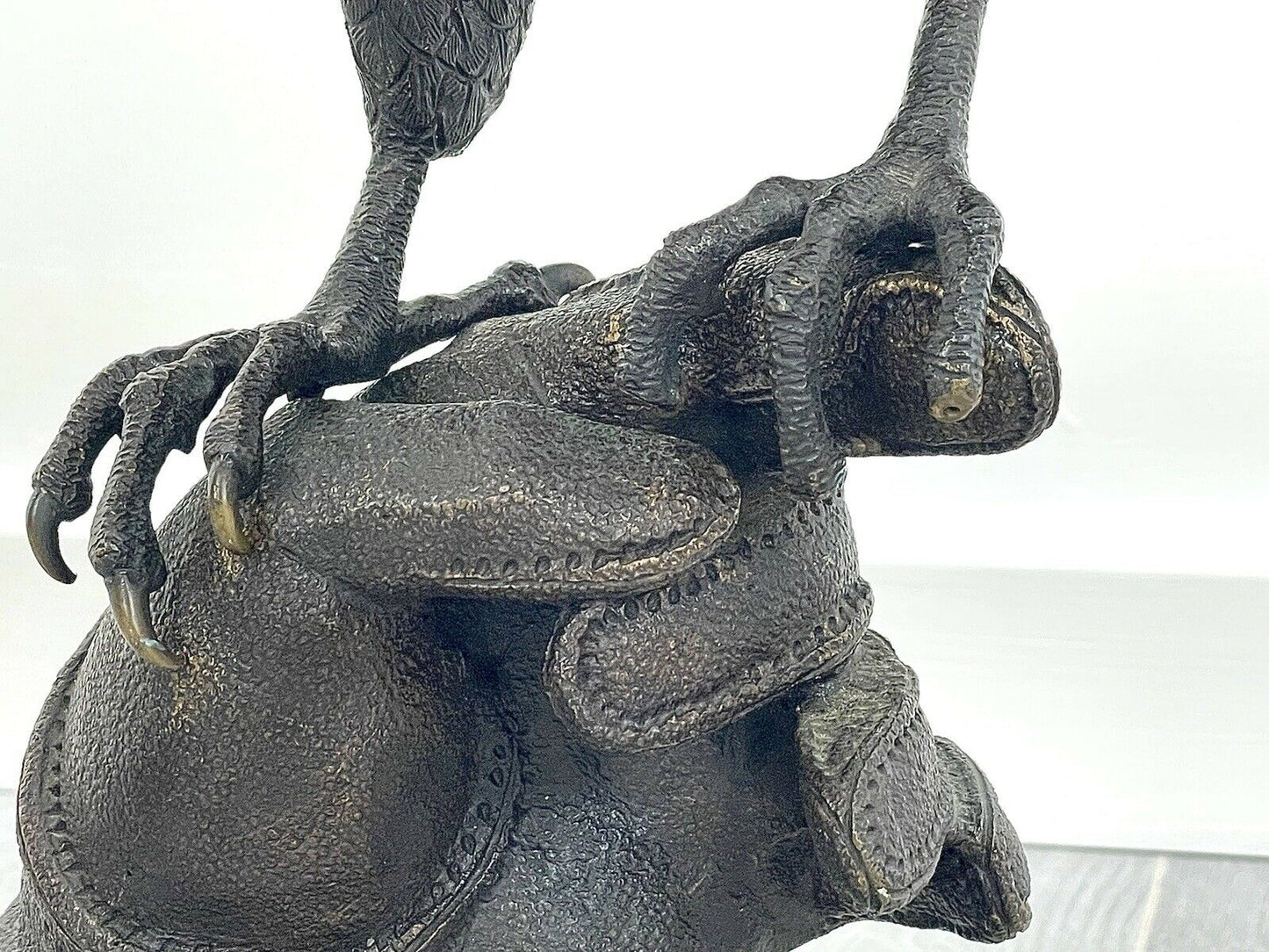 Bronze Falcon, Perched Upon a Falconers Glove - In The Manner of Gallo