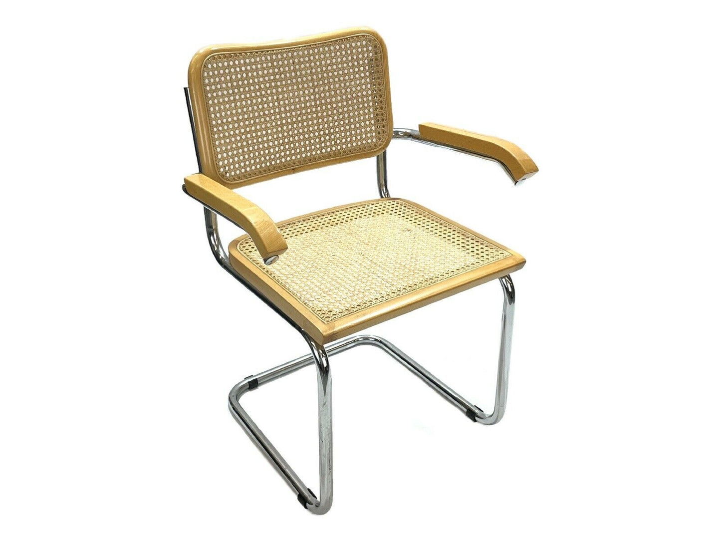 Set Of 3, Marcel Breuer - Cesca, B64 Style Chairs - Made In Italy