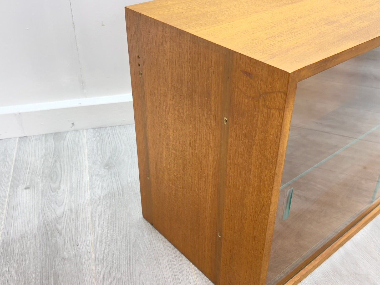 Staples Ladderax, Mid Century Glass Display Cabinet (Wide) - Modified for Robex