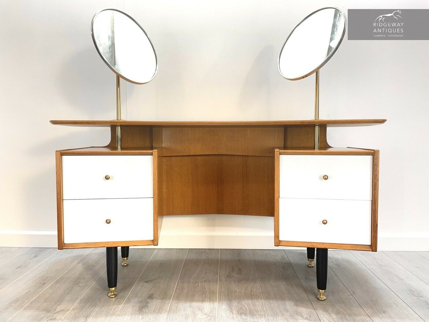 G Plan / E Gomme, MCM China White Dressing Table