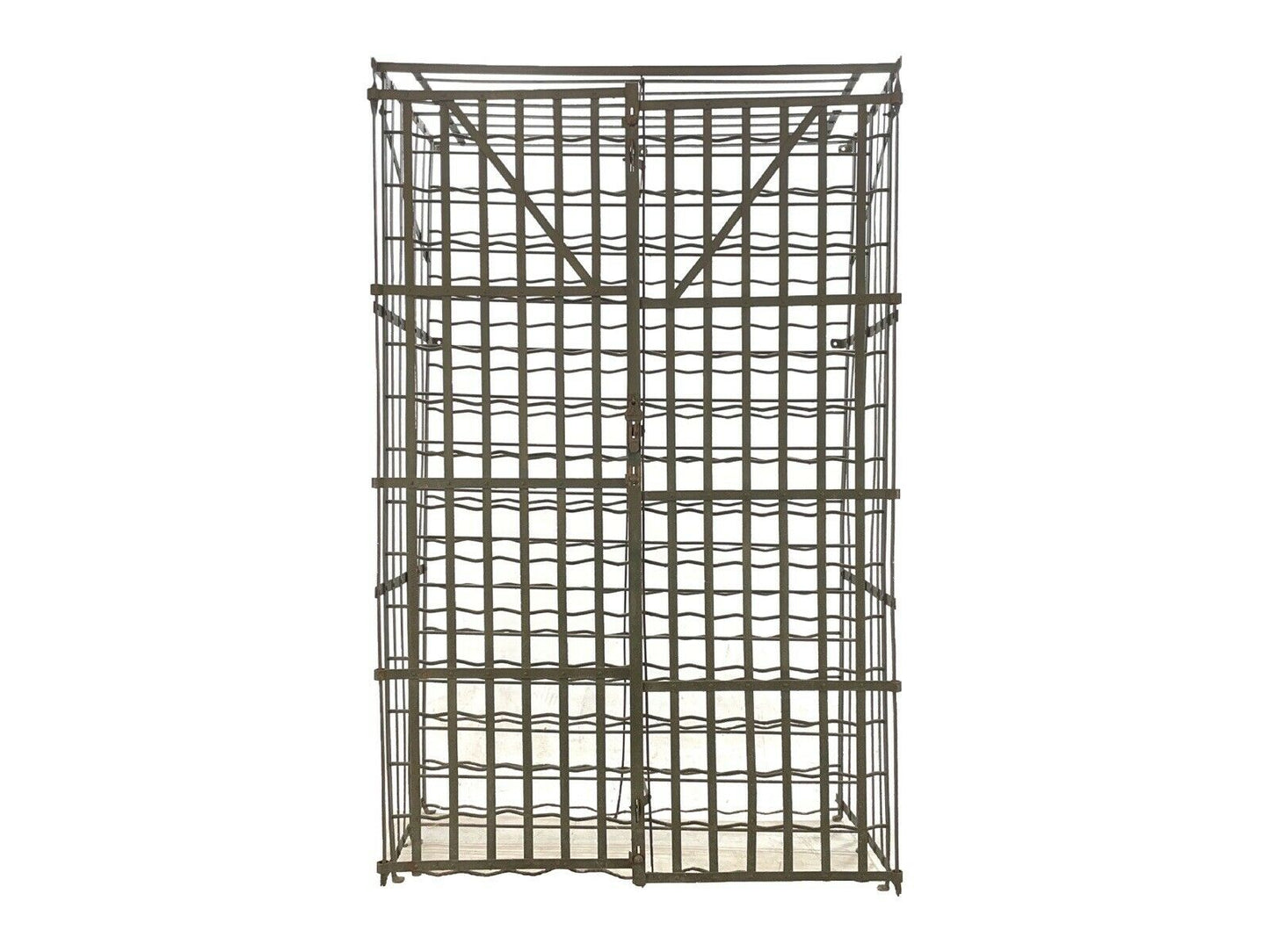 Early 20th Century, Wrought Iron French Wine Rack / Cage