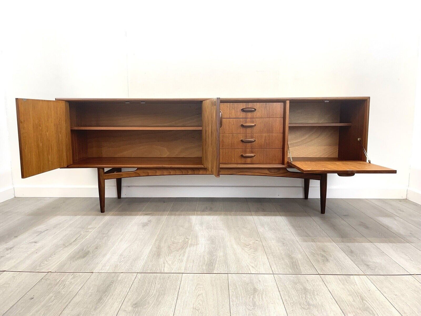 G Plan Brasilia, Mid Century Teak Sideboard / Credenza