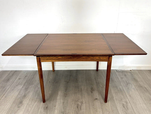 Poul Hundevad, Mid Century Reversible Rosewood Dining Table and Card Table