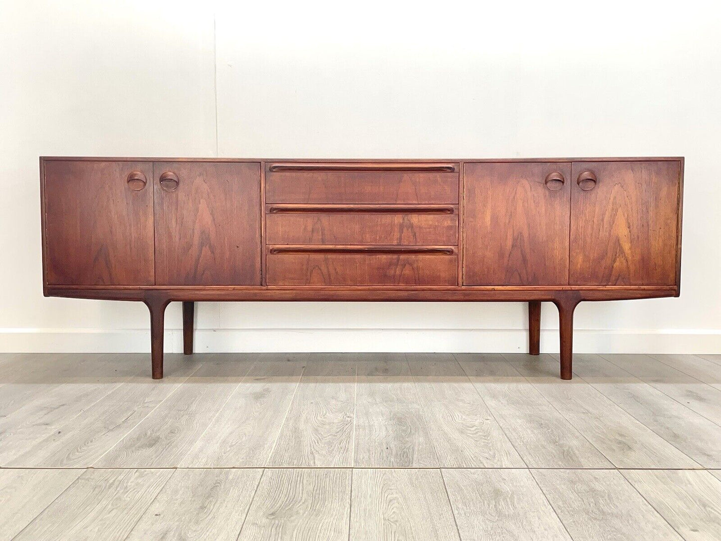 Mcintosh Dunfermline, Mid Century Red Mahogany Sideboard