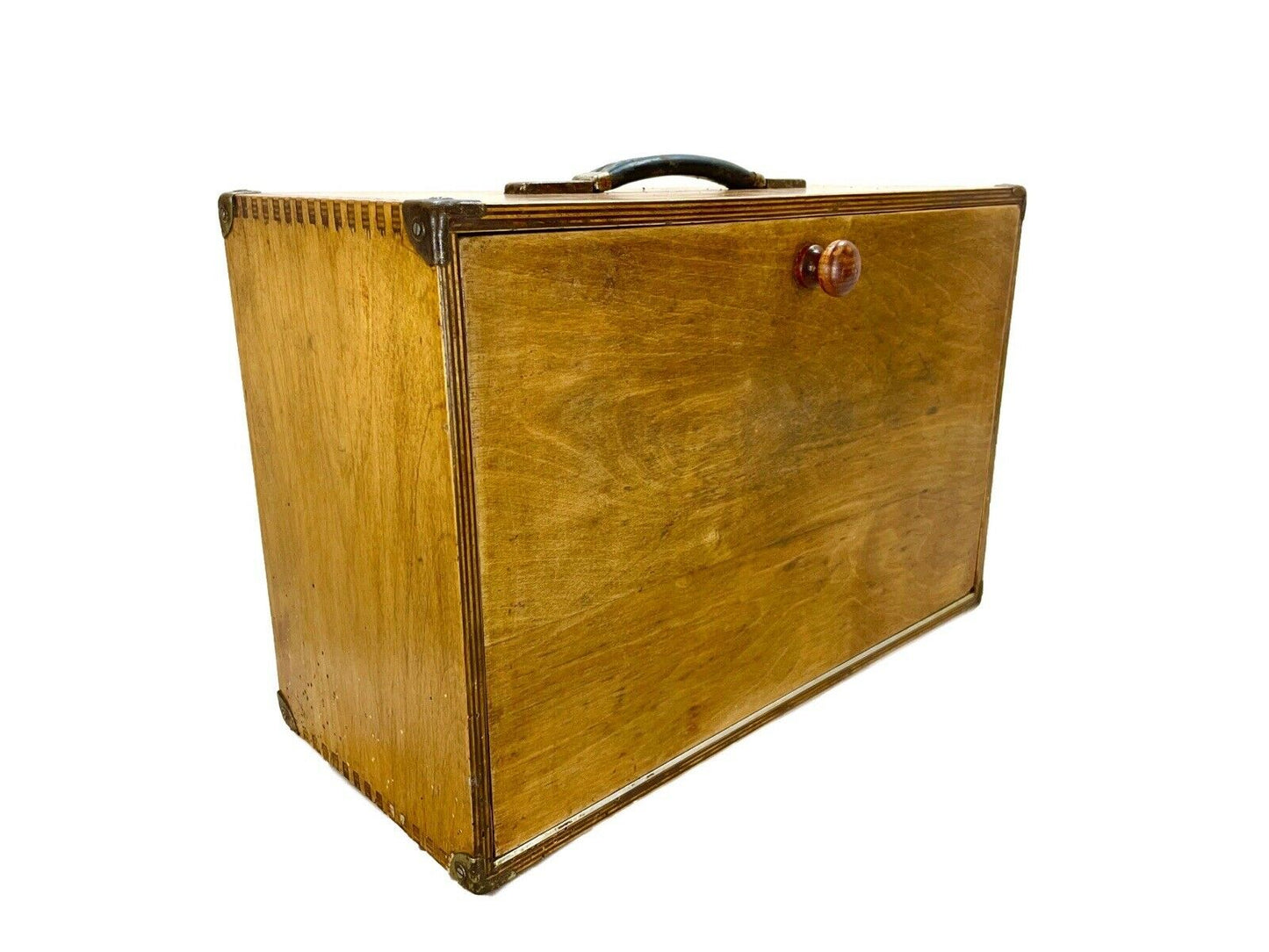 Vintage, Oak Engineers Tool Chest / Box