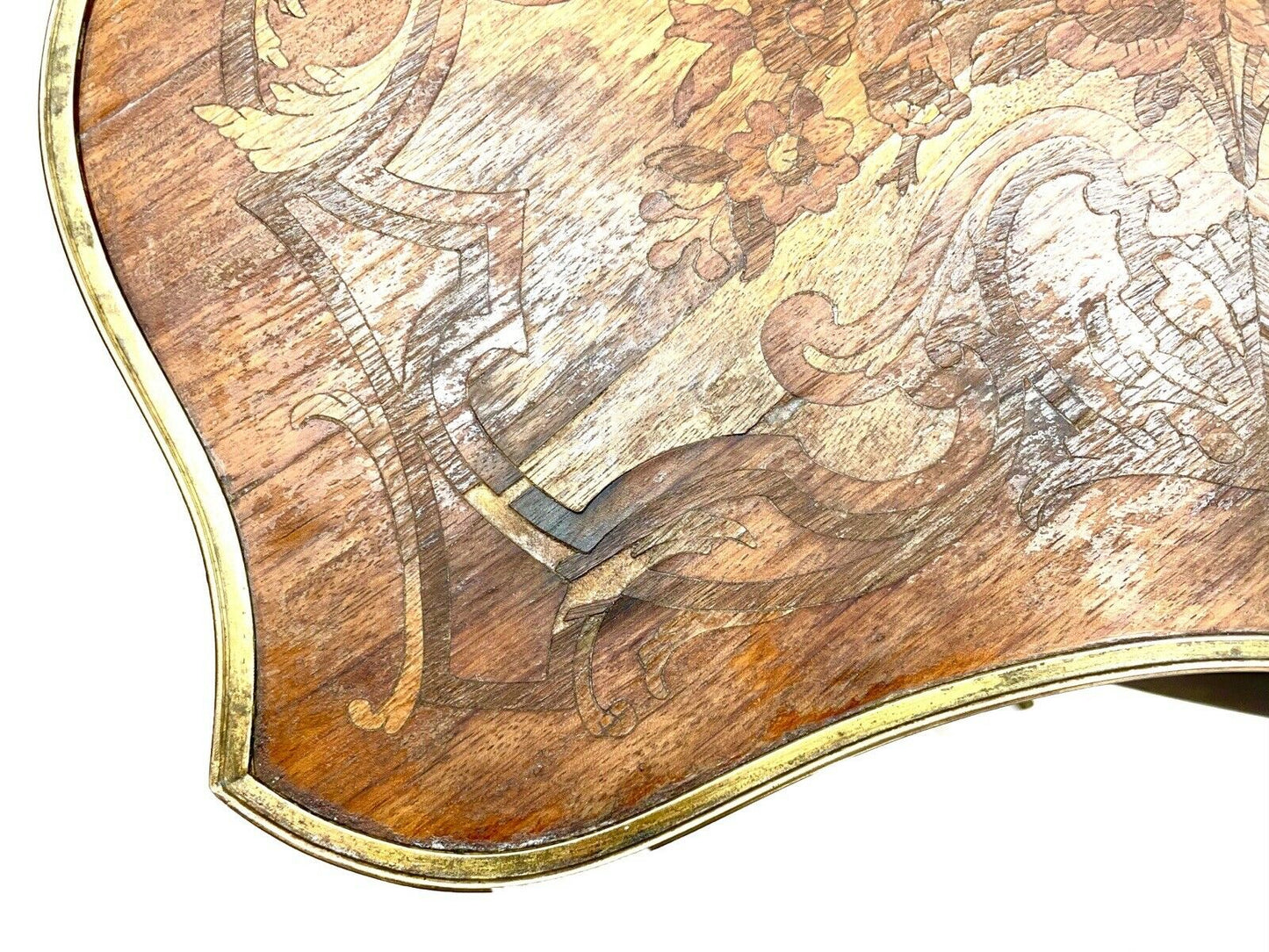 Pair Of Louis XVI Style Kidney Shaped Tables