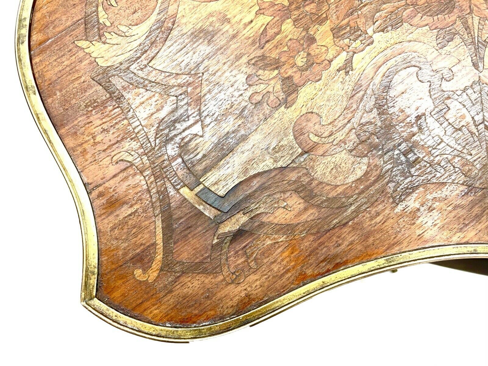 Pair Of Louis XVI Style Kidney Shaped Tables
