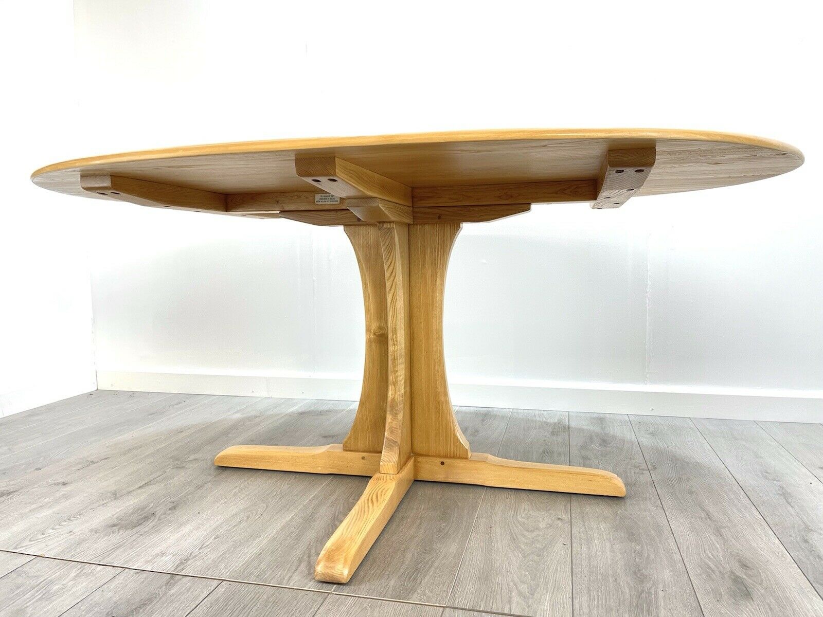 Ercol Southwold, Vintage Light Elm Oval Dining Table