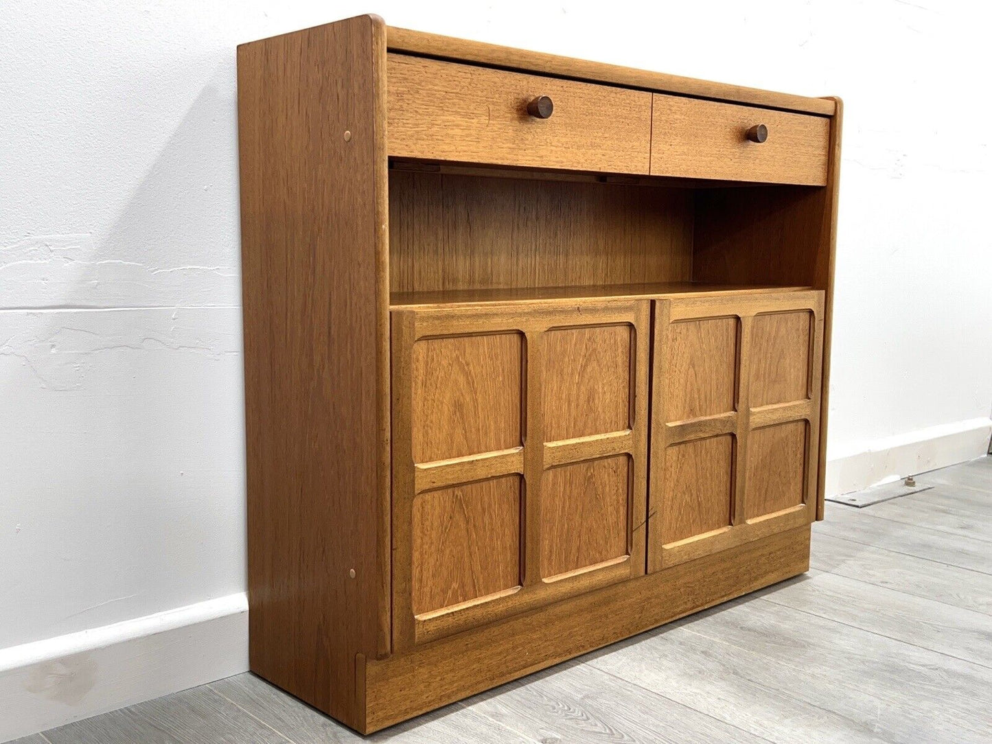 Nathan / Parker Knoll Squares, Mid Century Cupboard / Compact Sideboard