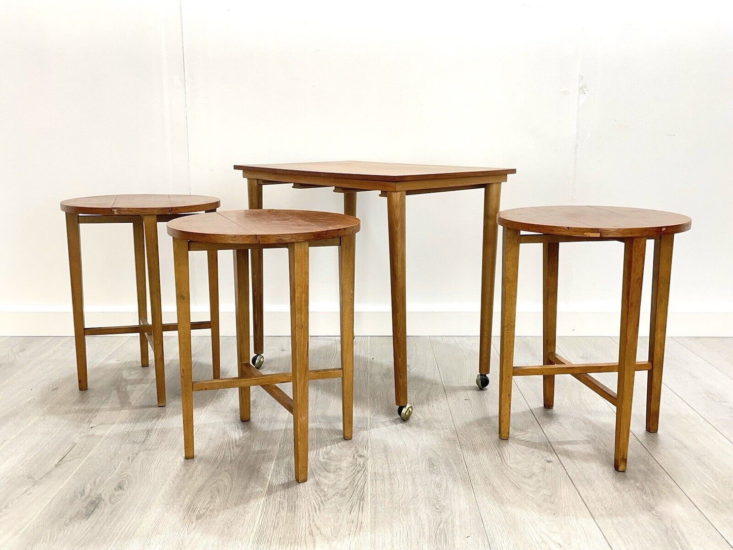 Poul Hundevad, Mid Century, Nesting Folding Tables