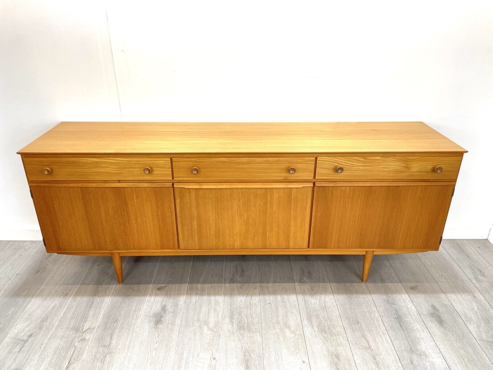 A Vintage Ash, Long Sideboard / Credenza