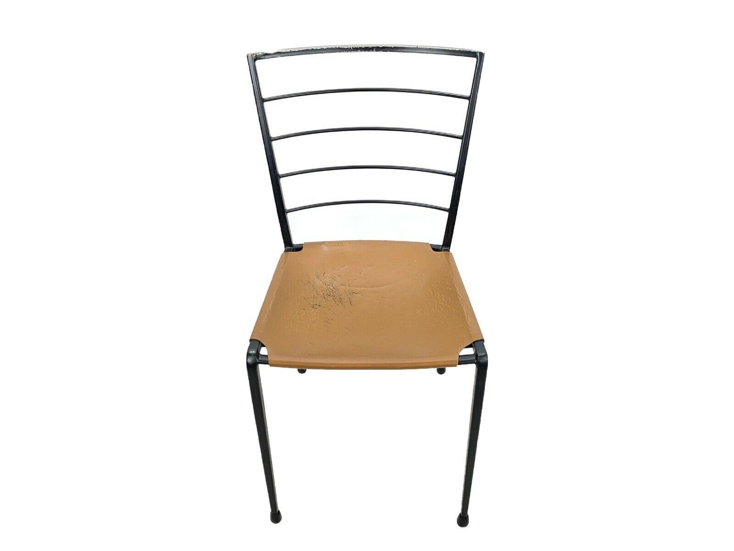 Mid Century Modern, Ladderax Steel & Leather Chair