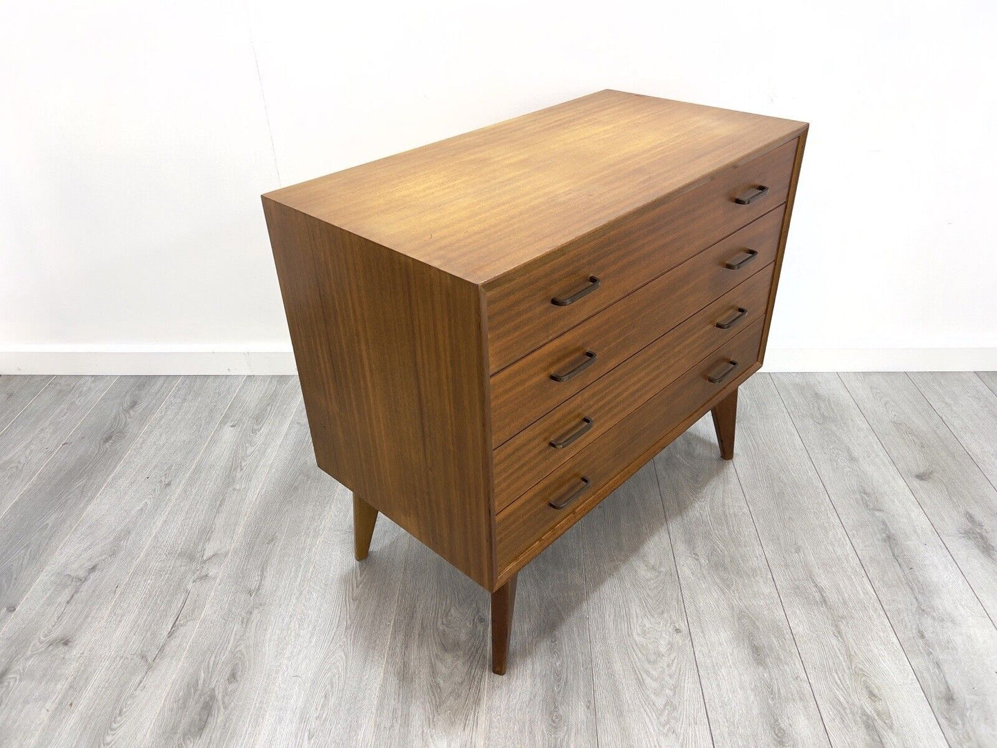 Mid Century Teak Chest of 4 Drawers