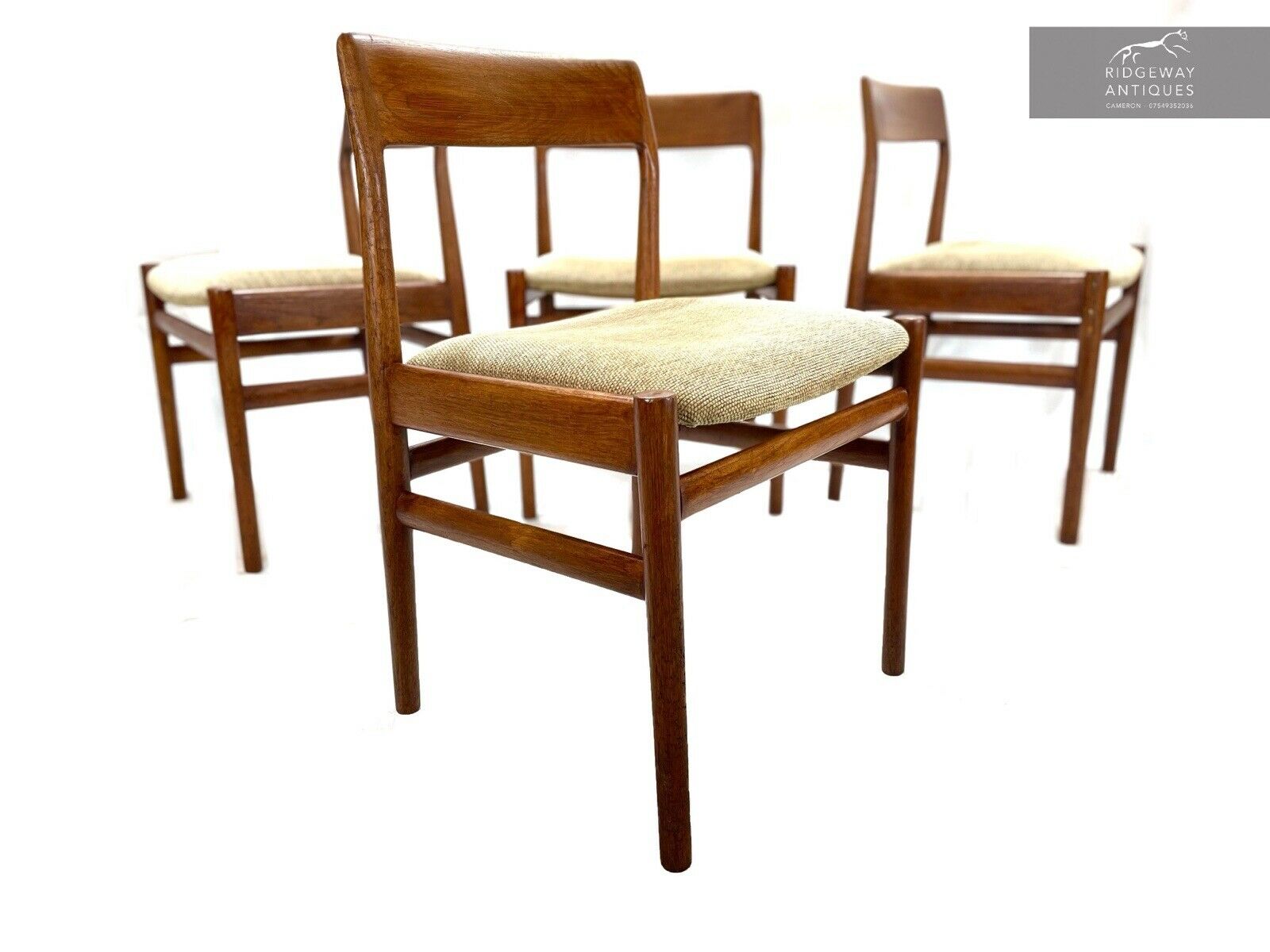 Dalescraft, Mid Century Modern, Set Of 4 Dining Chairs - Danish Style