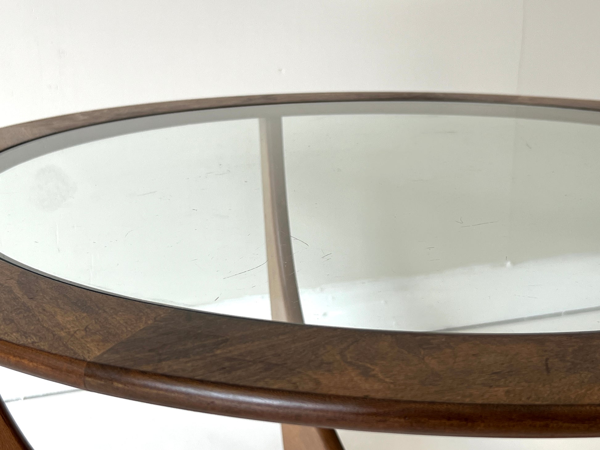 G Plan Astro, Round Teak & Glass Coffee Table