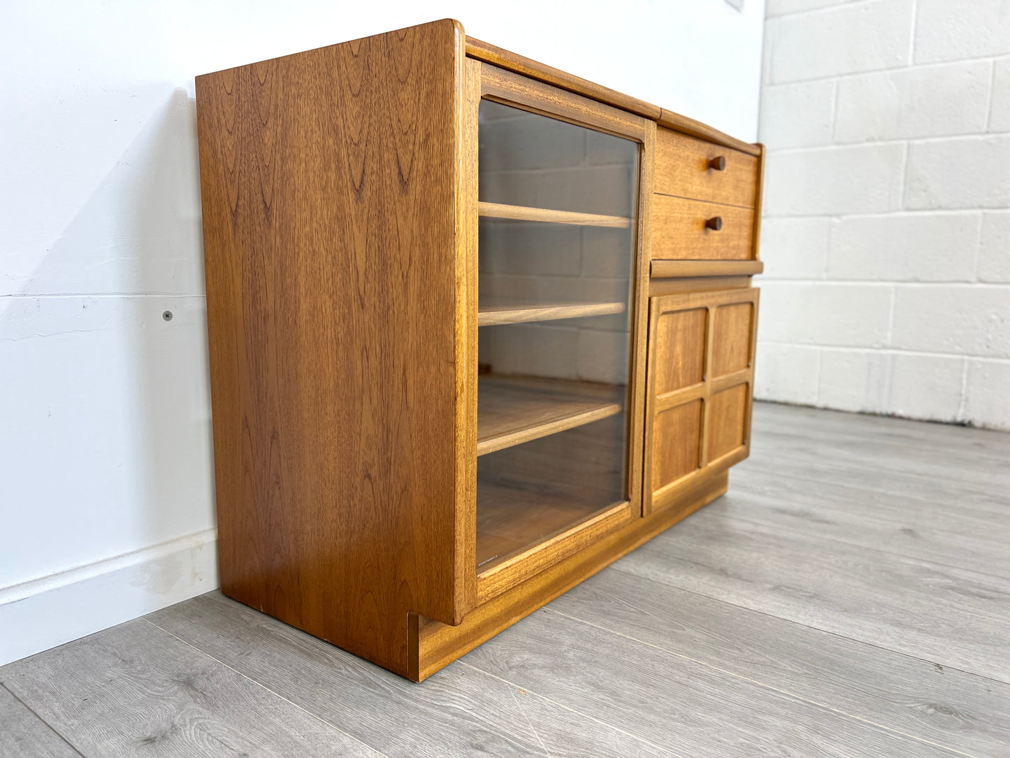 Nathan Squares, Vintage Teak Hi-Fi Cabinet