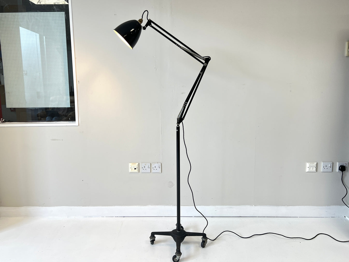 Herbert Terry, Floor Standing Trolley Anglepoise Lamp