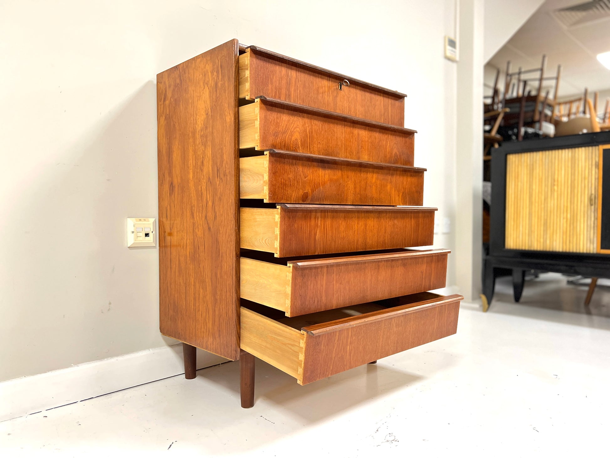 Hanbjerg Mobelfabrik, Vintage Danish Chest of Drawers