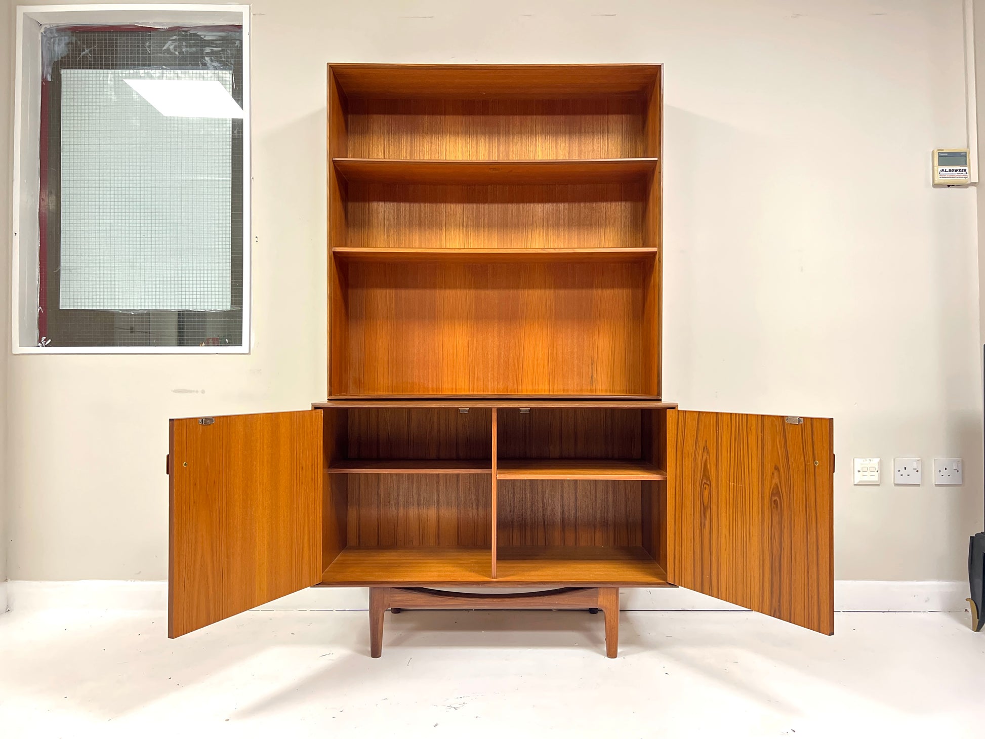 Kofod Larsen, Mid Century Teak Bookcase